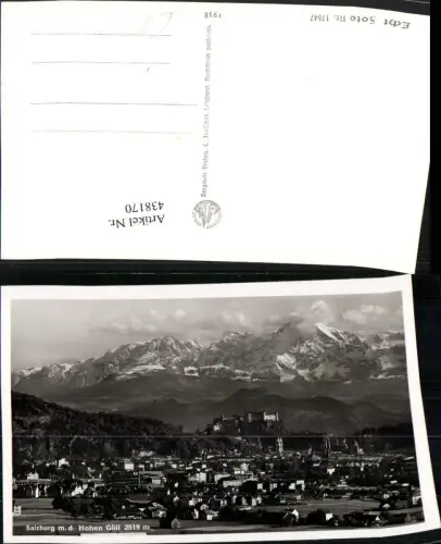 438170,Salzburg Totale m. Hohen Göll Bergkulisse
