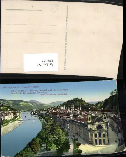 438172,Salzburg Totale von d. Humboldt-Terrasse