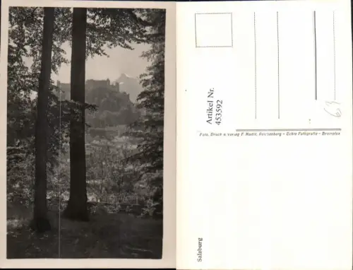 453592,Salzburg Blick zur Festung Hohensalzburg