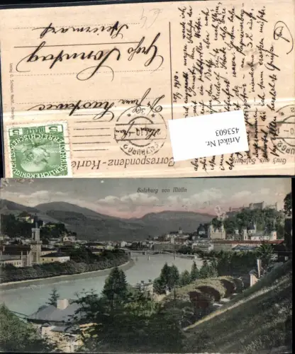453603,Salzburg Teilansicht von Mülln