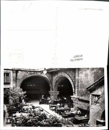 453607,Salzburg Stiftskeller St. Peter m. Felsenhalle