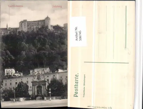 506745,Salzburg Kapitelschwemme m. Festung pub Stengel e Co 1378