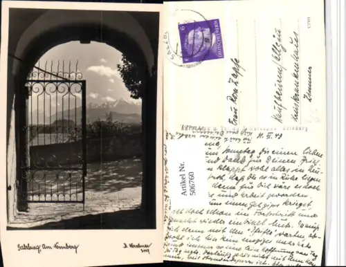 506760,Salzburg Am Nonnberg Gittertor Bergkulisse pub B. Kerschner 2119