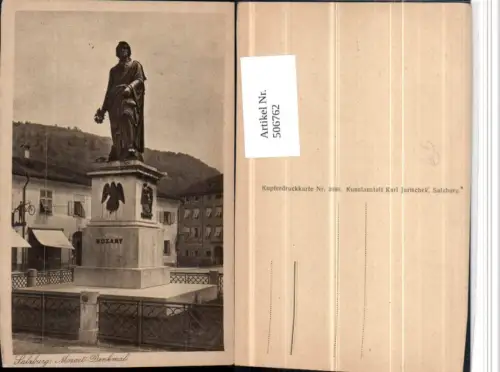 506762,Salzburg Mozart-Denkmal Statue
