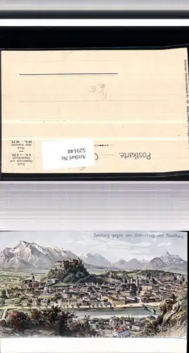 529148,Künstler AK F. Kulstrunk Salzburg Untersberg