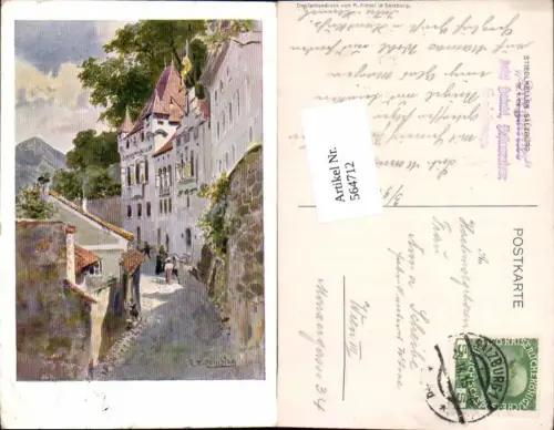 564712,Künstler AK E. T. Compton Salzburg Stieglkeller Stiegl Bier