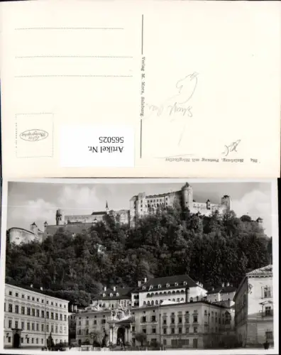 565025,Foto Ak Salzburg Festung m. Stieglkeller Stiegl Bier