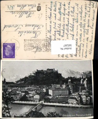 565267,Salzburg v. Kapuzinerberg Festung Hohensalzburg