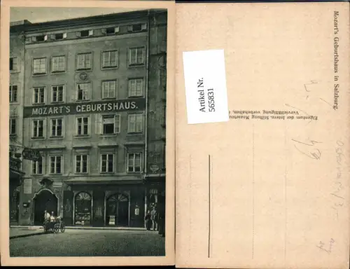 565831,Salzburg Mozart Geburtshaus Getreidegasse