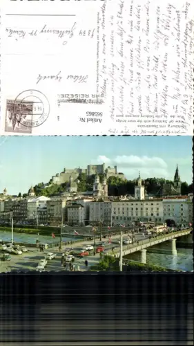 565865,Salzburg m. Staatsbrücke Brücke Festung Hohensalzburg
