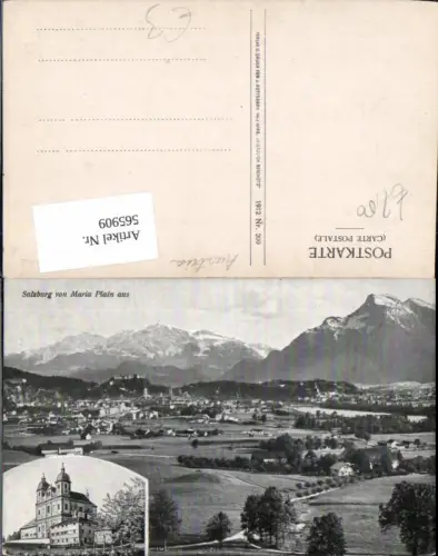 565909,Mehrbild Ak Salzburg v. Maria Plain aus Wallfahrtskirche
