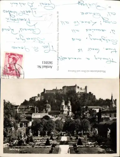 565911,Salzburg Mirabellgarten Dom u. Festung Hohensalzburg pub Cosy