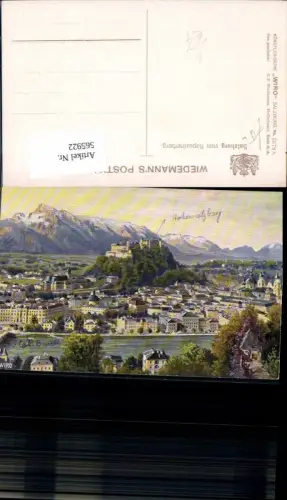 565922,Künstler Ak Salzburg v. Kapuzinerberg pub Wiro 2379A