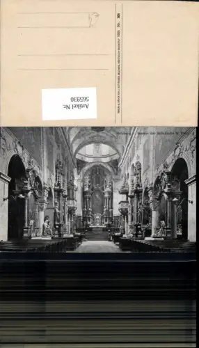 565930,Salzburg Inneres d. Stiftskirche St Peter Altar