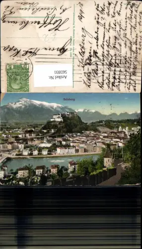 565931,Salzburg Ansicht m. Festung Hohensalzburg