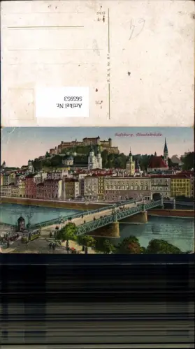 565953,Salzburg Staatsbrücke Brücke Festung Hohensalzburg