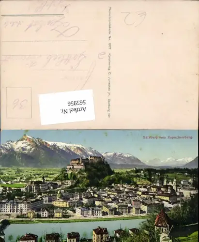 565956,Salzburg v. Kapuzinerberg Festung Hohensalzburg