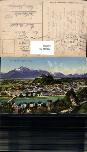 565981,Salzburg v. Kapuzinerberg Festung Hohensalzburg pub Purger Co 11358