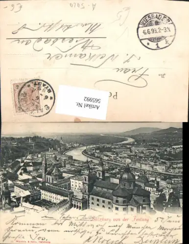 565992,Salzburg v. d. Festung pub Würthle u. Sohn 11