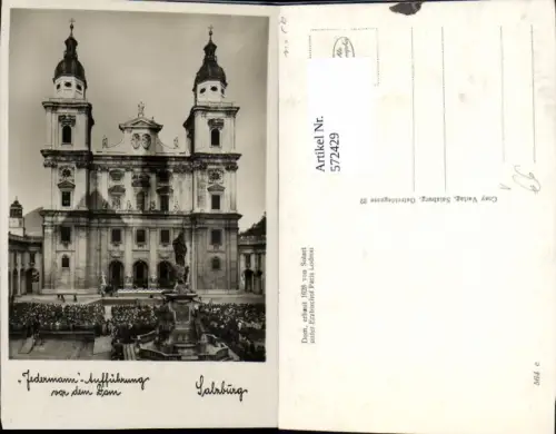 572429,Salzburg Theater Jedermann Aufführung Dom