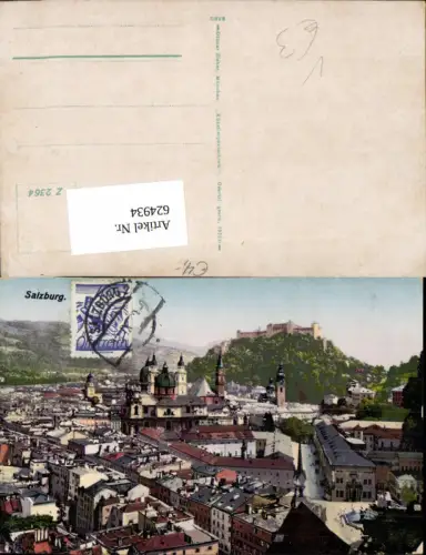 624934,Salzburg Ansicht Altstadt u. Festung pub Ottmar Zieher Z 2364