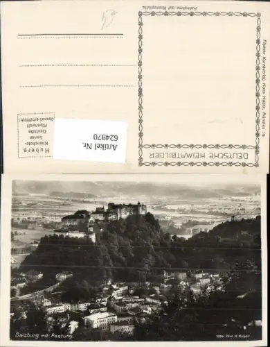 624970,Foto Ak Salzburg m. Festung Hohensalzburg