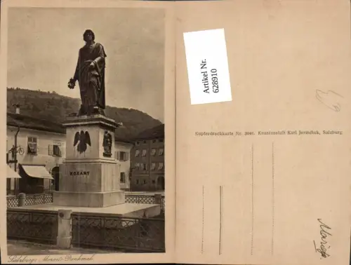 628910,Salzburg Mozart-Denkmal Statue Mozart