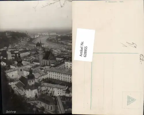 628955,Foto Ak Salzburg Ausblick v. Festung auf Stadt pub F. Morawetz 26