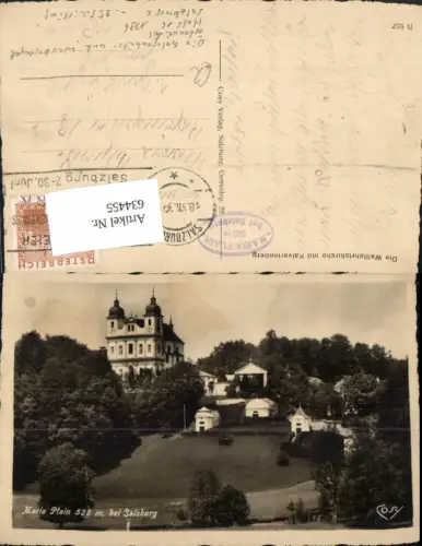 634455,Salzburg Wallfahrtskirche m. Kalvarienberg Maria Plain