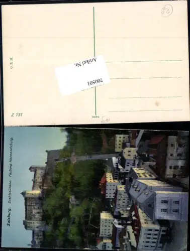 700501 Salzburg Stadt Drahsteilbahn Seilbahn Hohensalzburg Festung