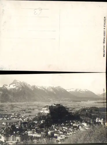 704781 Foto-AK Salzburg Stadt pub Würthle e Sohn