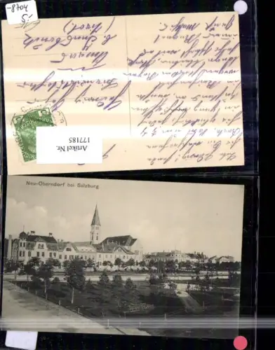 177185,Neu-Oberndorf b. Salzburg Ansicht m. Kirche