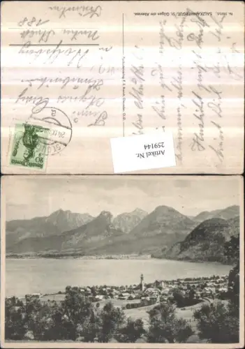 259144,St. Gilgen am Abersee Wolfgangsee Totale Bergkulisse pub F. E. Brandt 5195euro1