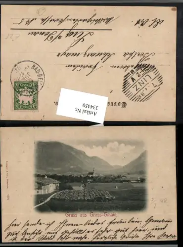 334450,Gruß aus Großgmain Teilansicht pub Stengel e Co 1392