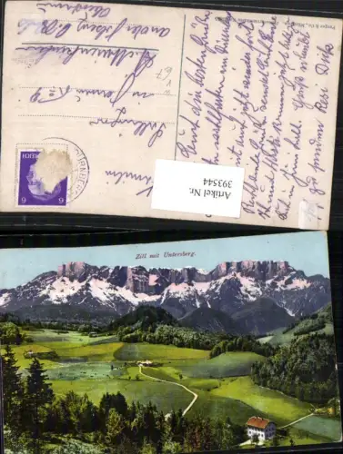 393544,Zill m. Untersberg b. Grödig Bergkulisse pub Purger e Co 10855
