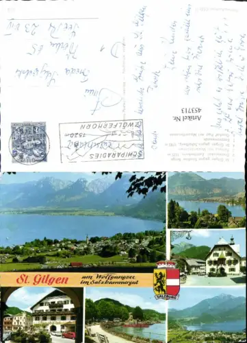 453713,St. Gilgen am Wolfgangsee Totale Rathaus Promenade Mehrbildkarte