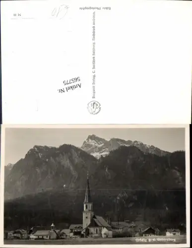 565775,Foto Ak Grödig g. d. Untersberg
