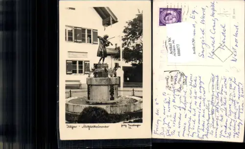 686077 St. Gilgen am Arbersee Brunnen Mozartbrunnen pub Gastberger 11