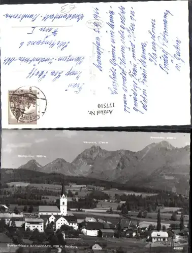 177510,Mariapfarr Totale Hochgolling Kasereck Kreuzhöhe