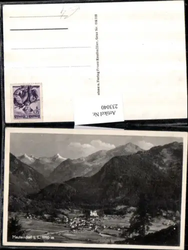 233040,Mauterndorf im Lungau Totale