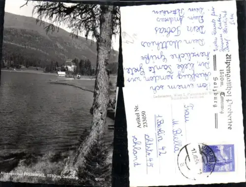 233050,Alpengasthof Prebersee See Partie b. Tamsweg