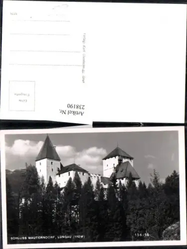 238190,Schoss Mauterndorf im Lungau