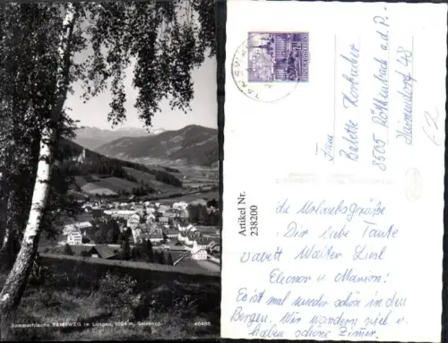 238200,Tamsweg im Lungau Totale