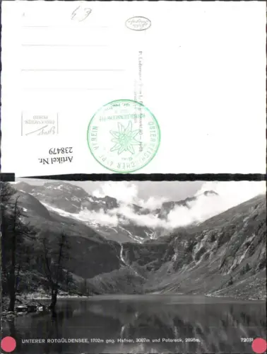 238479,Unterer Rotgüldensee See geg. Hafner u. Petereck b. Zederhaus