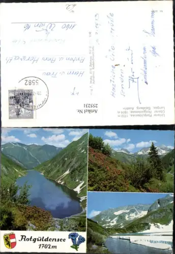 255231,Unterer u. Oberer Rotgüldensee im Lungau Bergkulisse Mehrbildkarte b. Zederhaus