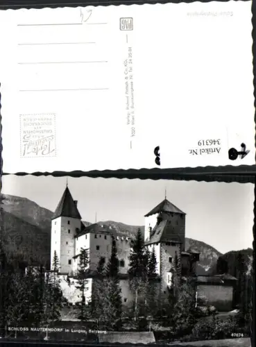 346319,Schloss Mauterndorf im Lungau Bergkulisse