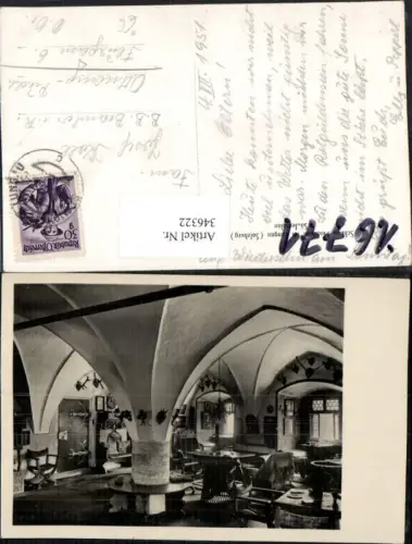 346322,Schloss Moosham im Lungau b. Unternberg Säulensalon Innenansicht