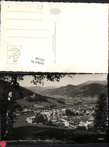 393160,Tamsweg im Lungau Totale Bergkulisse