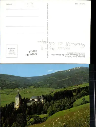 422427,Schloss Moosham b. Unternberg geg. St. Margarethen u. Aineck