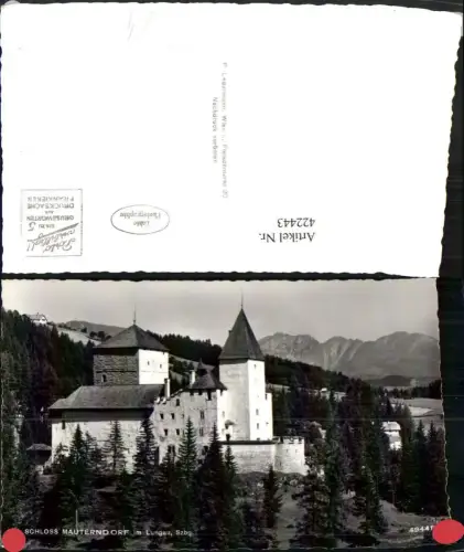 422443,Schloss Mauterndorf im Lungau Bergkulisse